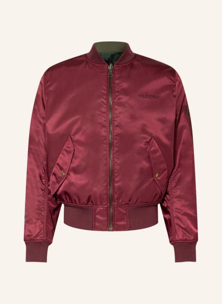 VALENTINO Reversible bomber jacket, Color: DARK RED (Image 1)