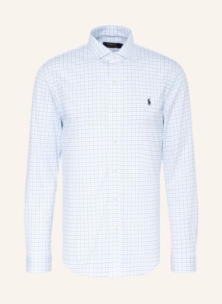 POLO RALPH LAUREN Jerseyhemd Regular Fit, Farbe: WEISS/ BLAU (Bild 1)
