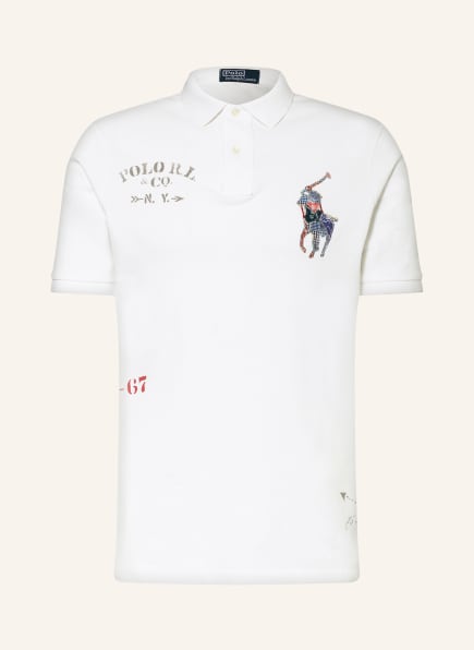 POLO RALPH LAUREN Piqué polo shirt classic fit, Color: WHITE (Image 1)