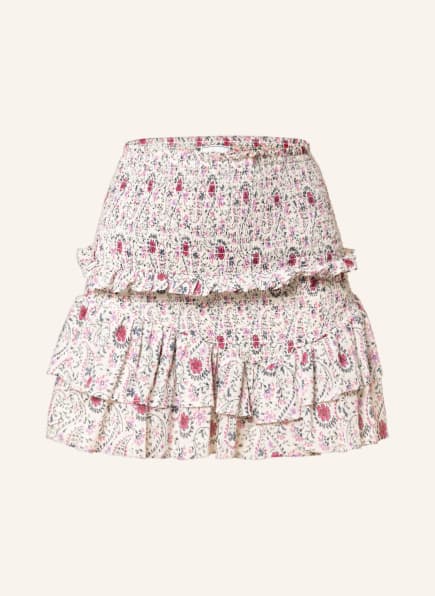 NEO NOIR Skirt MATA with ruffles, Color: ECRU/ PINK/ GRAY (Image 1)