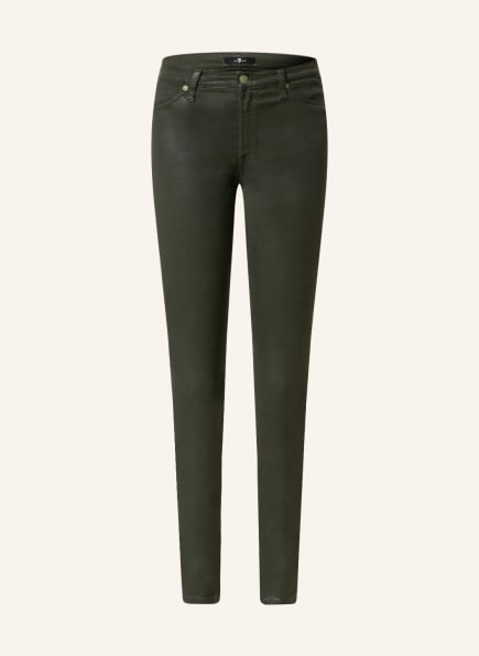 7 for all mankind Coated Jeans SLIM ILLUSION, Farbe: AM GREEN (Bild 1)