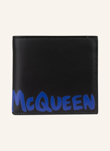 Alexander McQUEEN Wallet, Color: BLACK/ BLUE (Image 1)