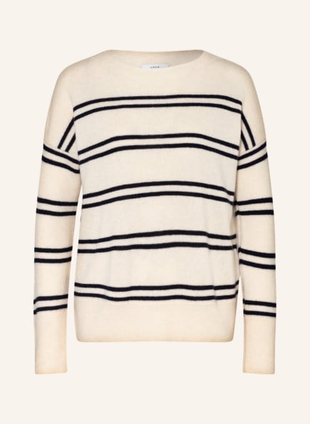 VINCE Oversized-Pullover mit Cashmere, Farbe: ECRU/ SCHWARZ (Bild 1)