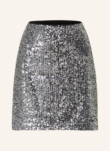 MRS & HUGS Skirt with sequins, Color: BLACK/ SILVER (Image 1)