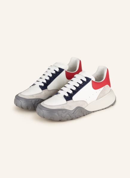 Alexander McQUEEN Sneakers , Color: WHITE/ DARK BLUE/ RED (Image 1)
