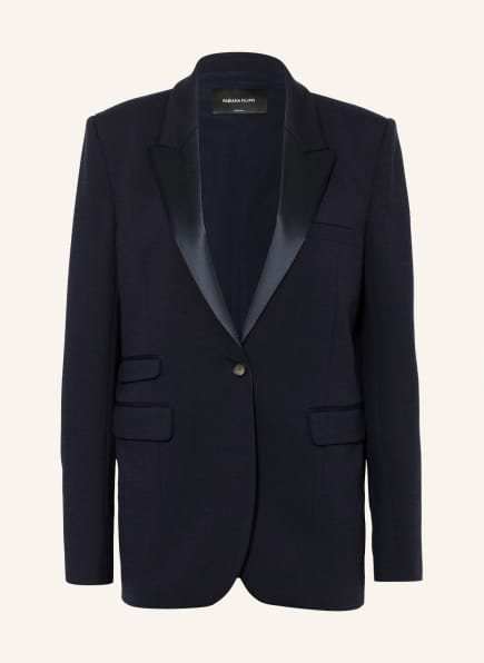 FABIANA FILIPPI Jersey blazer, Color: DARK BLUE (Image 1)