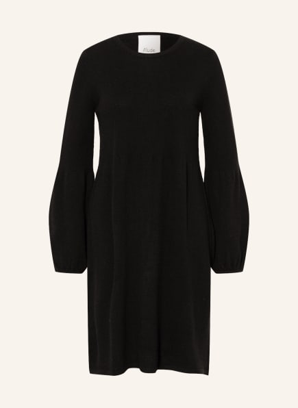 ALLUDE Dress with cashmere, Color: BLACK (Image 1)