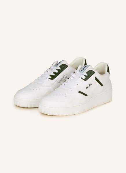 MoEa Sneakers CACTUS, Color: WHITE/ OLIVE (Image 1)