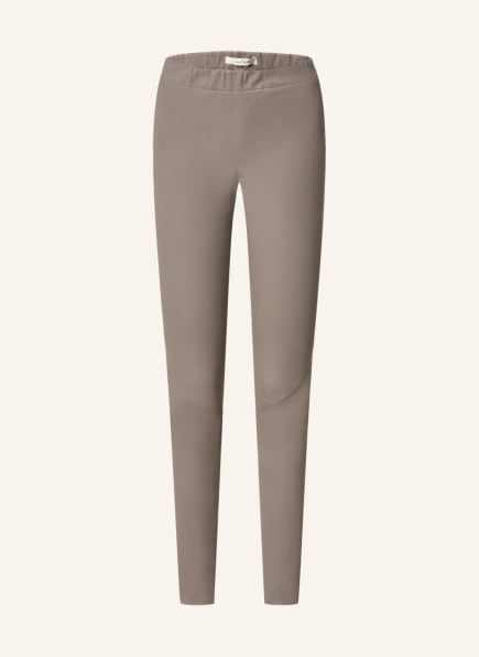 lilienfels Leather trousers, Color: TAUPE (Image 1)