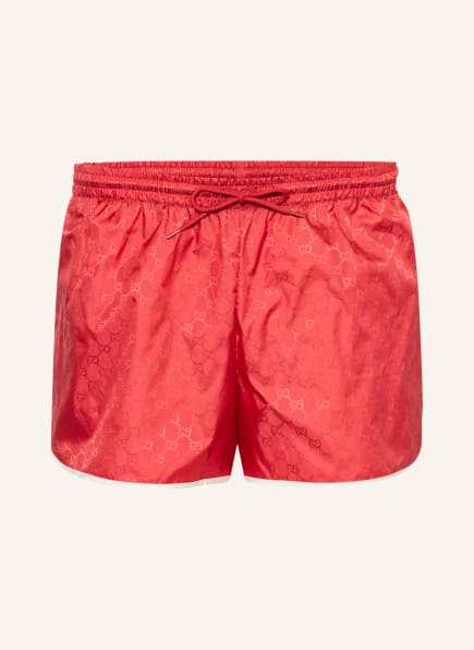 GUCCI Swim shorts, Color: DARK RED (Image 1)