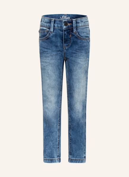 s.Oliver RED Jeans Slim Fit , Farbe: BLAU (Bild 1)
