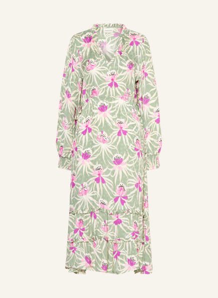FABIENNE CHAPOT Kleid MARILOU mit Rüschen, Farbe: HELLGRÜN/ CREME/ ROSA (Bild 1)
