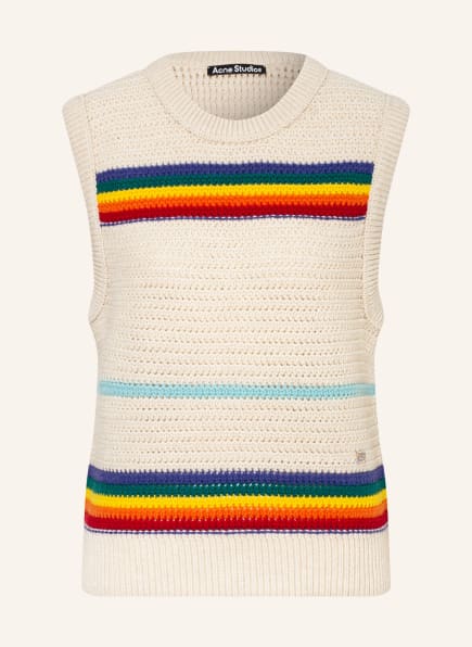 Acne Studios Sweater vest , Color: CREAM/ RED/ YELLOW (Image 1)