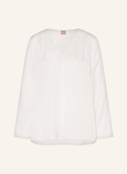 BOSS Shirt blouse IORE in silk, Color: WHITE (Image 1)