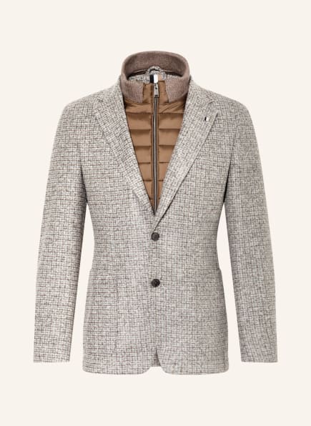 BOSS Tailored jacket HANRY Slim Fit, Color: BLUE GRAY/ LIGHT BROWN/ GRAY (Image 1)