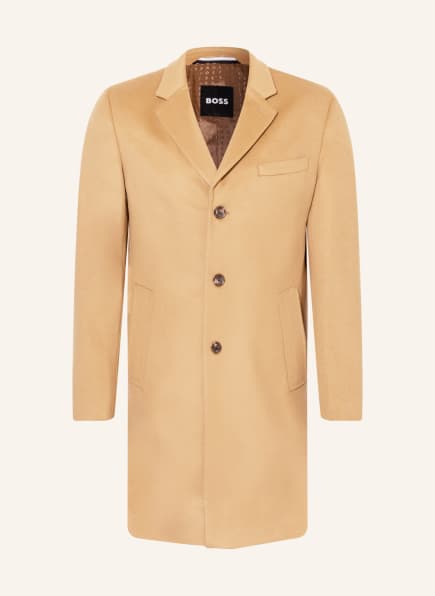 BOSS Wool coat HYDE, Color: BEIGE (Image 1)
