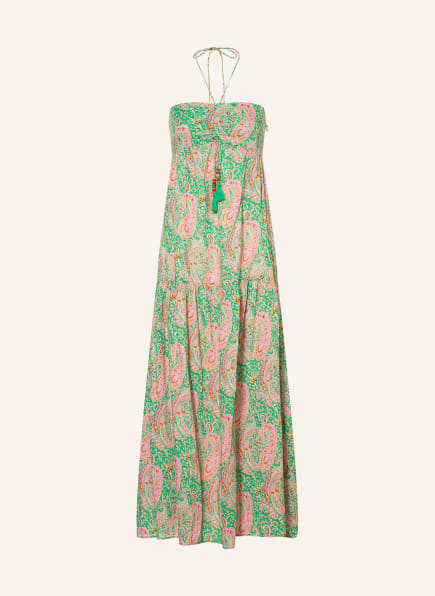 ba&sh Kleid OMY , Farbe: GRÜN/ ROSA/ GELB (Bild 1)