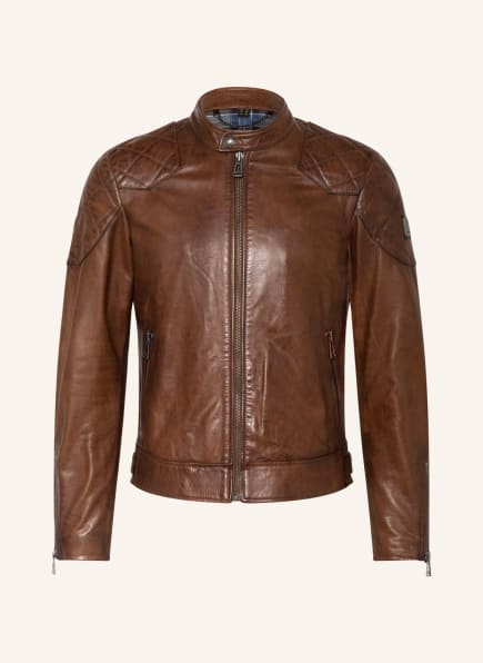 BELSTAFF Leather jacket OUTLAW, Color: BROWN (Image 1)