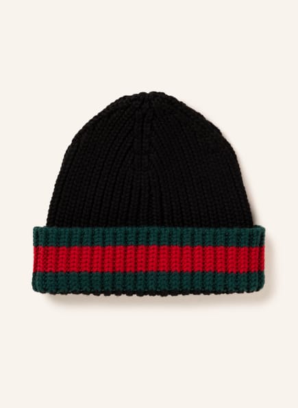 GUCCI Hat, Color: BLACK/ RED/ TEAL (Image 1)