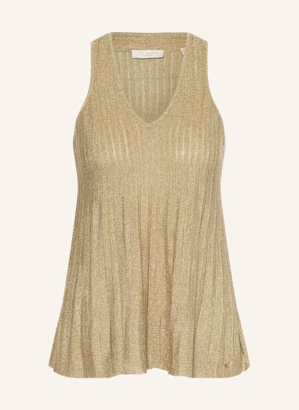 TED BAKER Stricktop SEARRA mit Glitzergarn, Farbe: GOLD (Bild 1)