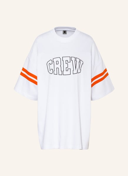 KARO KAUER Oversized-Shirt, Farbe: WEISS/ ORANGE (Bild 1)