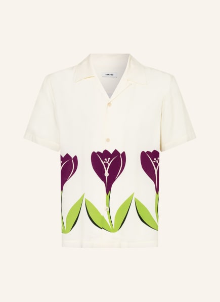 SANDRO Resorthemd Regular Fit , Farbe: ECRU/ DUNKELLILA/ HELLGRÜN (Bild 1)