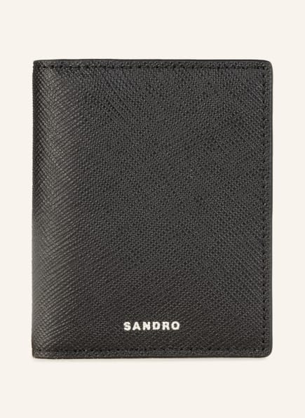 SANDRO Saffiano-Kartenetui , Farbe: SCHWARZ (Bild 1)