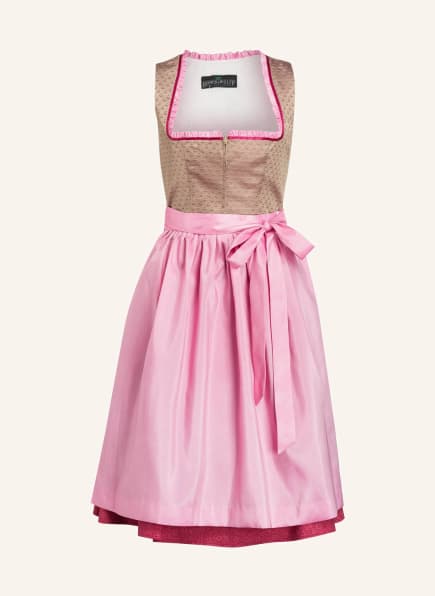 BERWIN & WOLFF Dirndl, Farbe: TAUPE/ FUCHSIA (Bild 1)