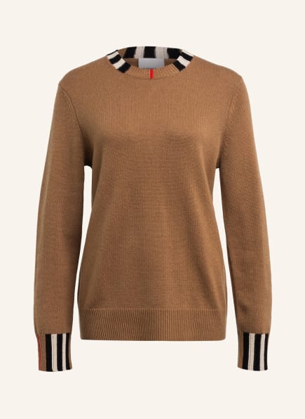 BURBERRY Cashmere-Pullover EYRE, Farbe: BEIGE (Bild 1)