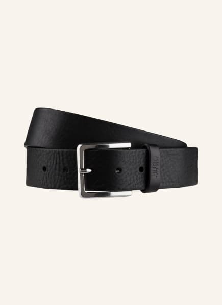 HUGO Leather belt GIONIO, Color: BLACK (Image 1)