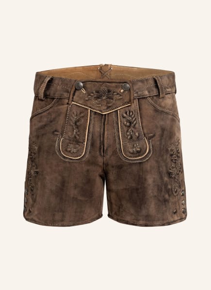 Spieth & Wensky Trachten-Lederhose NIFISA, Farbe: DUNKELBRAUN (Bild 1)