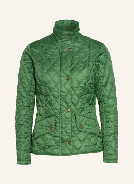 Barbour Quilted jacket CAVALRY, Color: LIGHT GREEN (Image 1)