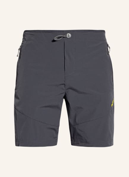 me°ru' Outdoor-Shorts KUMEU, Farbe: DUNKELGRAU/ NEONGELB (Bild 1)