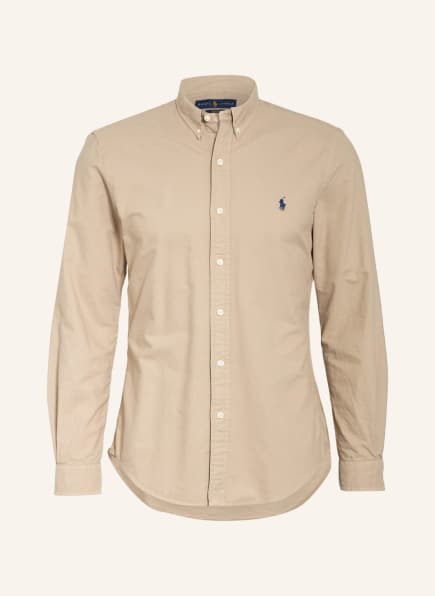 POLO RALPH LAUREN Oxford-Hemd Slim Fit, Farbe: BEIGE (Bild 1)