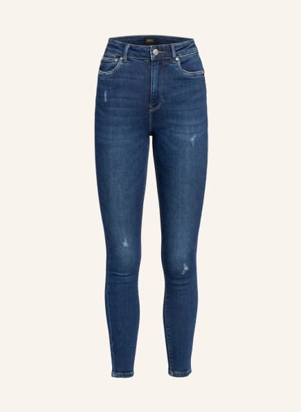 ONLY 7/8 jeans, Color: DARK BLUE DENIM (Image 1)
