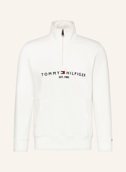 TOMMY HILFIGER Sweatshirt half-zip sweater, Color: WHITE (Image 1)