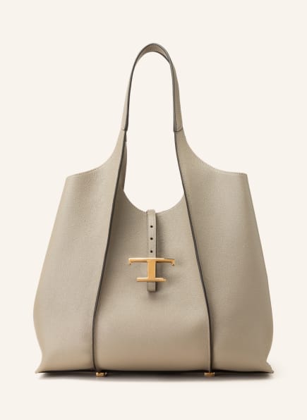 TOD'S Shopper TIMELESS mit Pouch, Farbe: TAUPE (Bild 1)