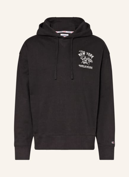 TOMMY JEANS Hoodie , Color: BLACK/ WHITE (Image 1)