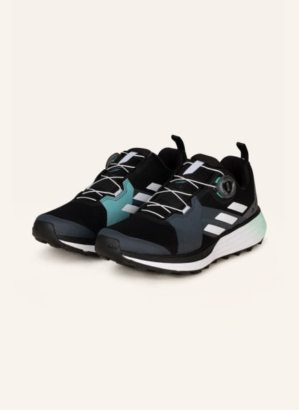 adidas Trailrunning-Schuhe TERREX TWO BOA, Farbe: SCHWARZ/ DUNKELGRAU/ MINT (Bild 1)
