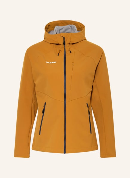 MAMMUT Softshell jacket ULTIMATE COMFORT , Color: DARK YELLOW (Image 1)