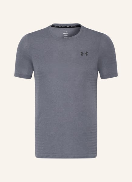 UNDER ARMOUR T-shirt UA RUSH™ with mesh, Color: DARK GRAY (Image 1)