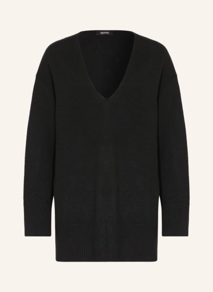 LISA YANG Oversized-Pullover VICTORIA aus Cashmere, Farbe: SCHWARZ (Bild 1)