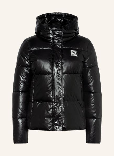 EA7 EMPORIO ARMANI Quilted jacket, Color: BLACK (Image 1)