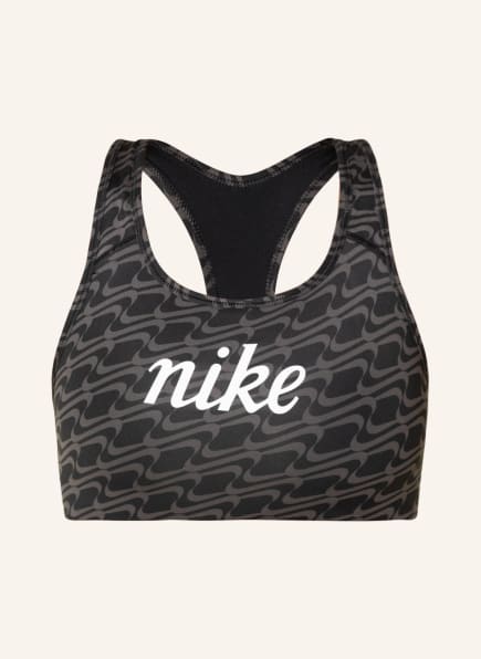 Nike Sports bra DRI-FIT SWOOSH ICON CLASH , Color: BLACK/ GRAY (Image 1)
