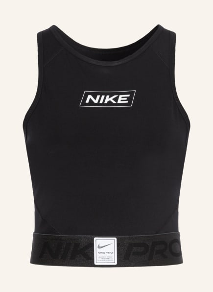 Nike Cropped-Top PRO DRI-FIT, Farbe: SCHWARZ (Bild 1)