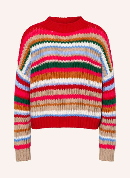 WEEKEND MaxMara Pullover ALADINO, Farbe: ROT/ BEIGE (Bild 1)