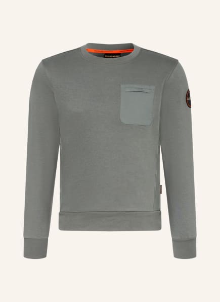 NAPAPIJRI Sweatshirt NYNORSK im Materialmix , Farbe: GRAU (Bild 1)