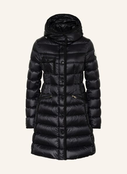 MONCLER Down jacket HERMINE with removable hood, Color: BLACK (Image 1)
