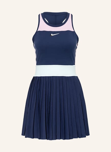 Nike Tennis dress COURT DRI-FIT SLAM with mesh, Color: DARK BLUE/ WHITE/ LIGHT PINK (Image 1)