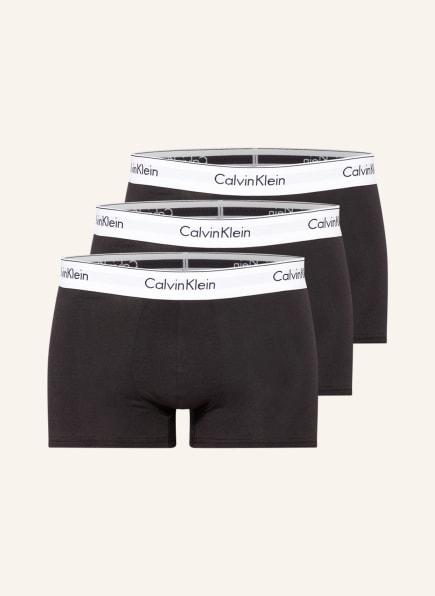 Calvin Klein 3-pack boxer shorts MODERN COTTON, Color: BLACK (Image 1)